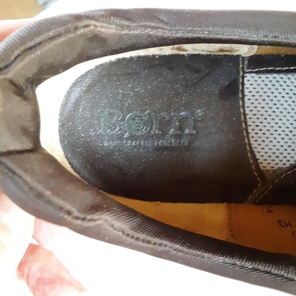 Born brown slip on clog with top stitching - Picture 6 of 7